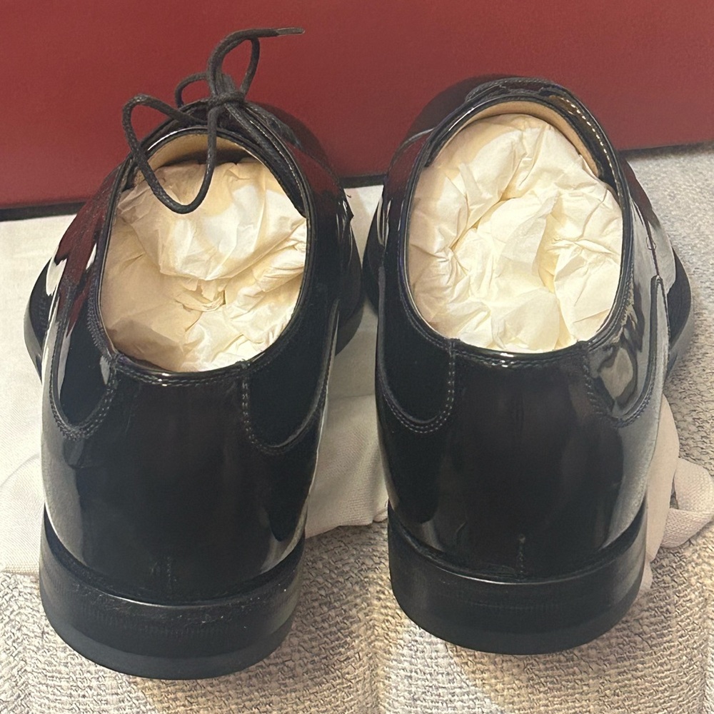 Gucci Men's Black Leather Shoes NWT - Picture 9 of 10
